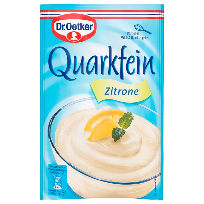 Dr. Oetker Quarkfein Zitrone 57g
